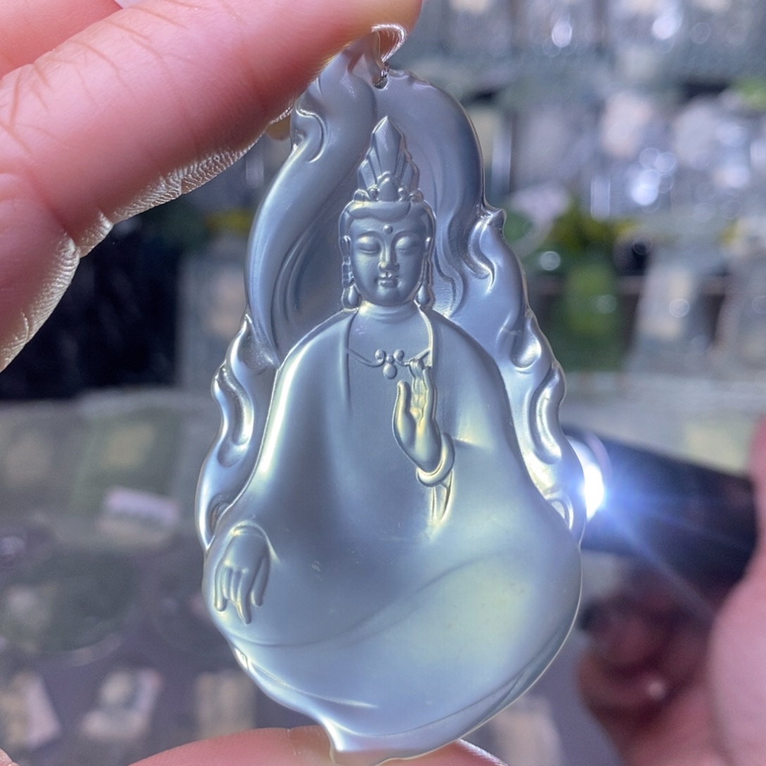 蛇纹石玉颈饰未镶嵌斌*哥