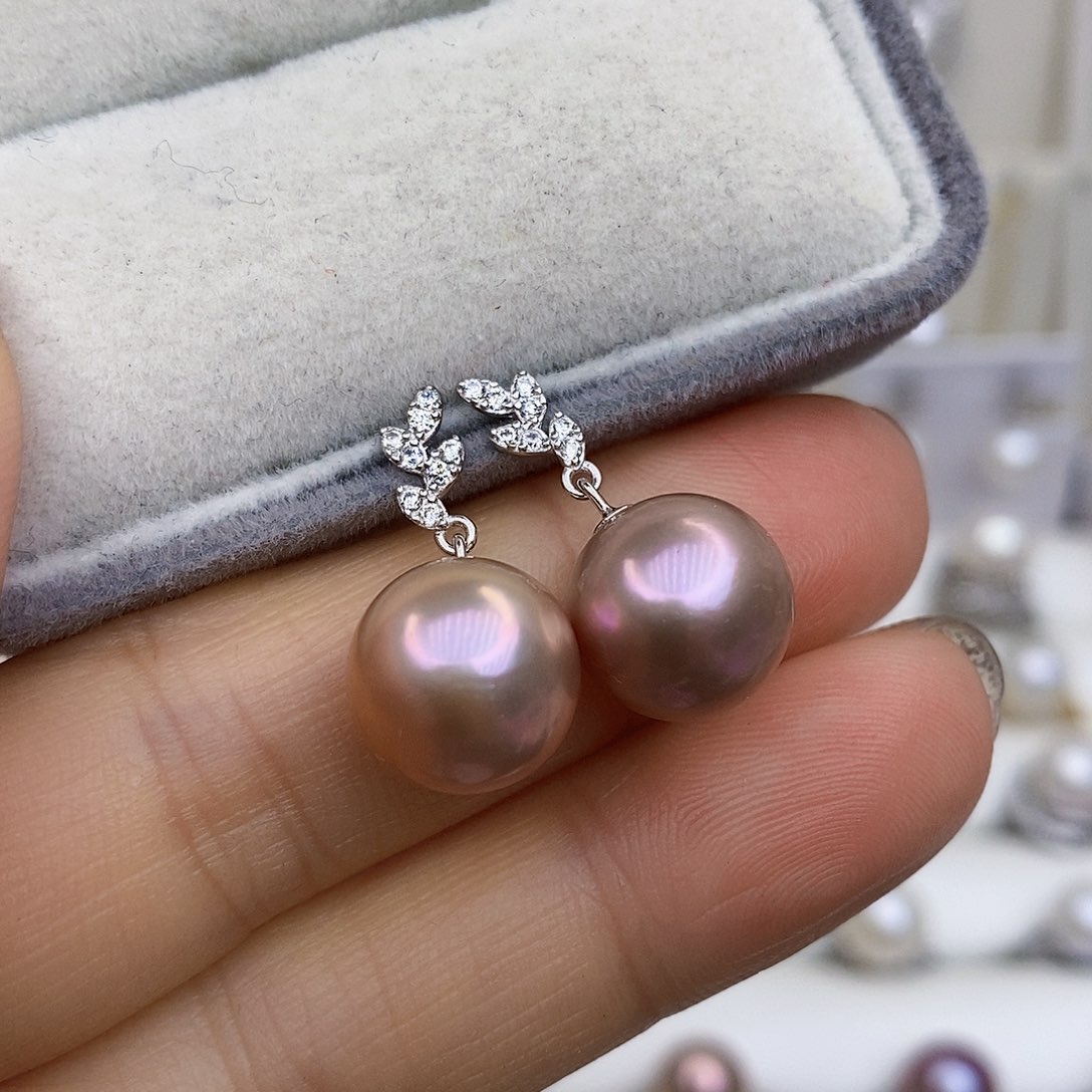 淡水珍珠颈饰银S925镶嵌