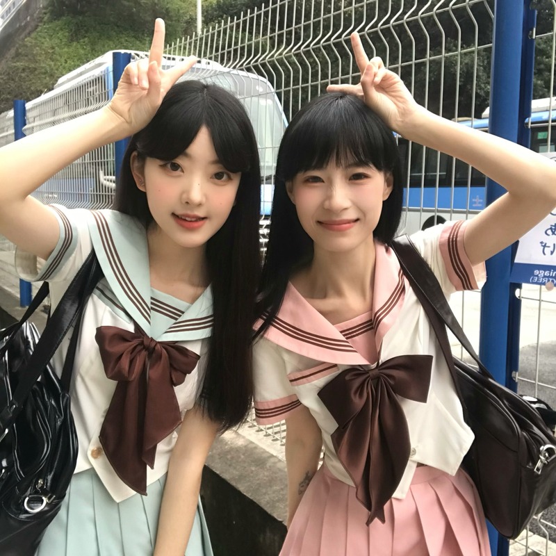 御茶家·現货【正版原创JK水手服·小巧莓·纯色领结·燕尾蝶】小物配饰
