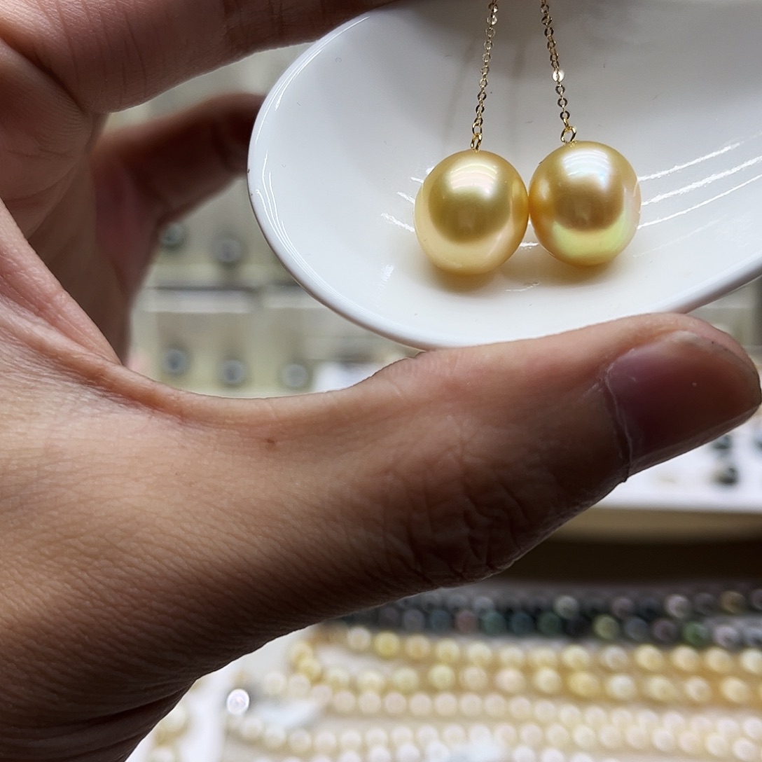 未镶嵌耳饰海水珍珠