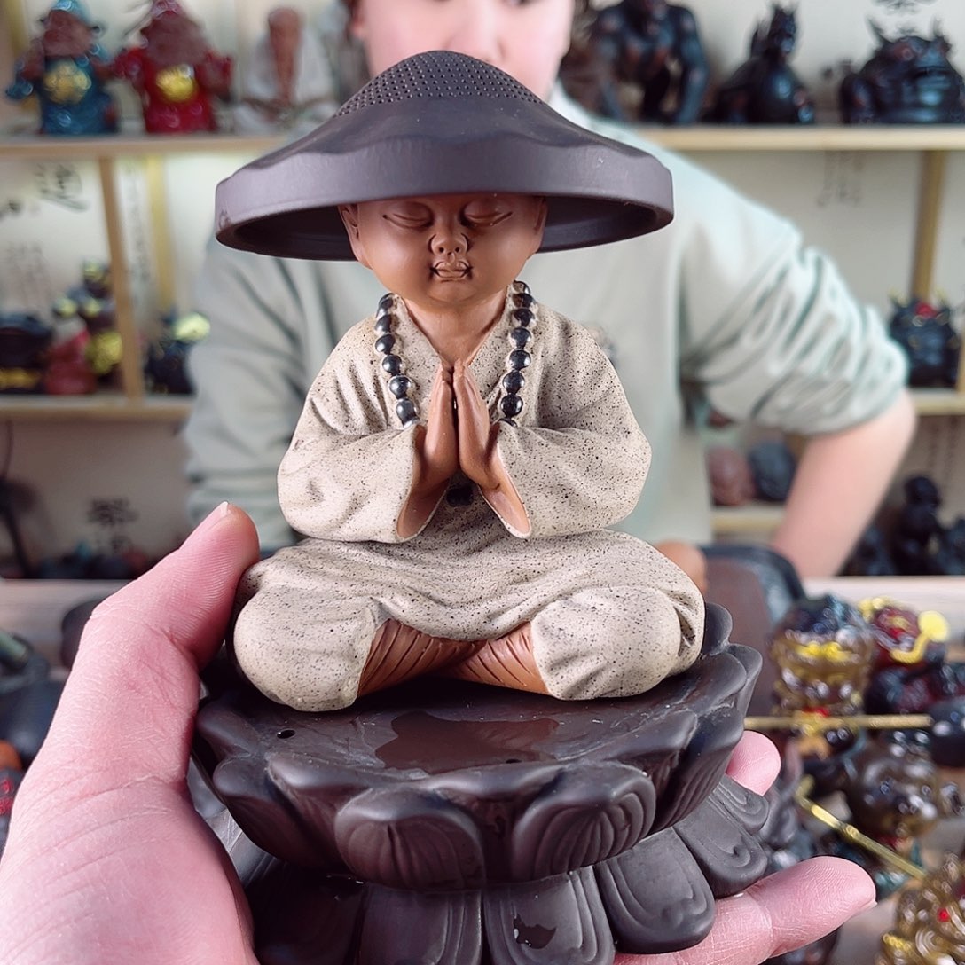 紫砂茶宠紫陶树脂茶宠摆件