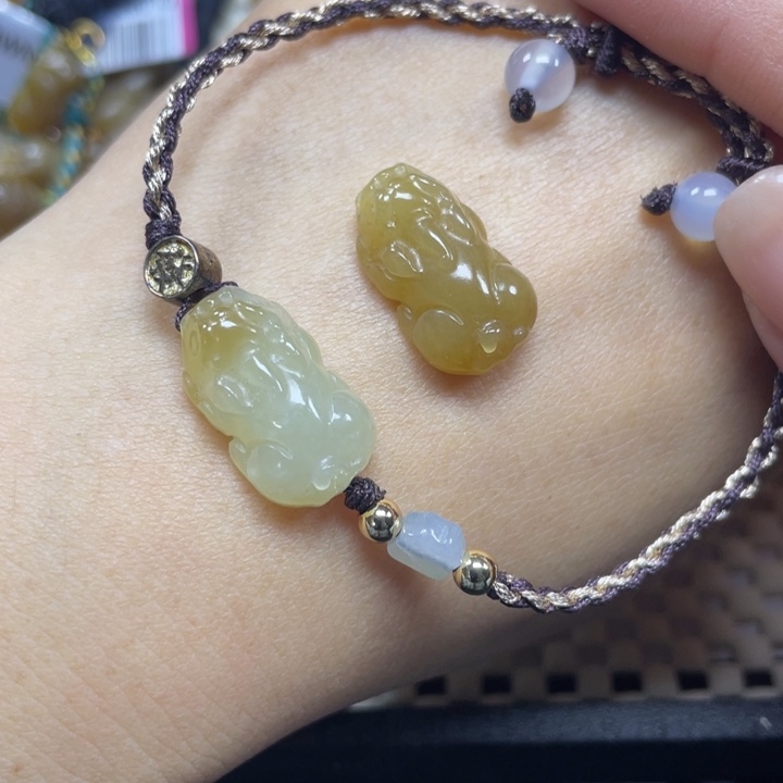 和田玉手绳未镶嵌静*579999999999