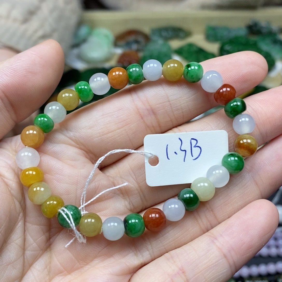 翡翠颈饰未镶嵌手串20号