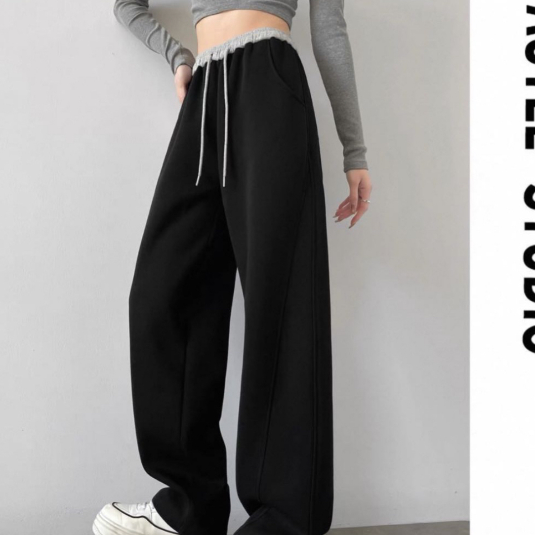 1006新款加绒弯刀裤（心）