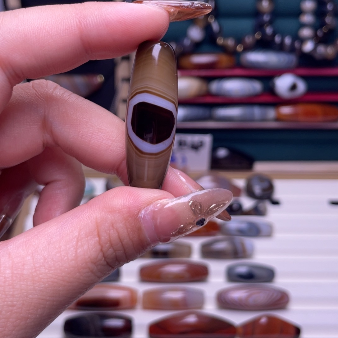 ·***鱼玛瑙/玉髓合金颈饰