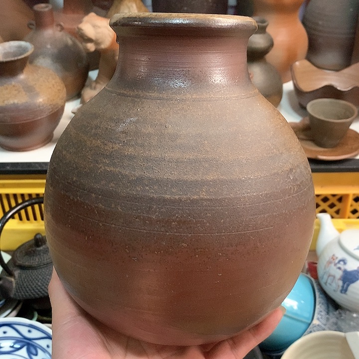 备前烧大罐一个备前