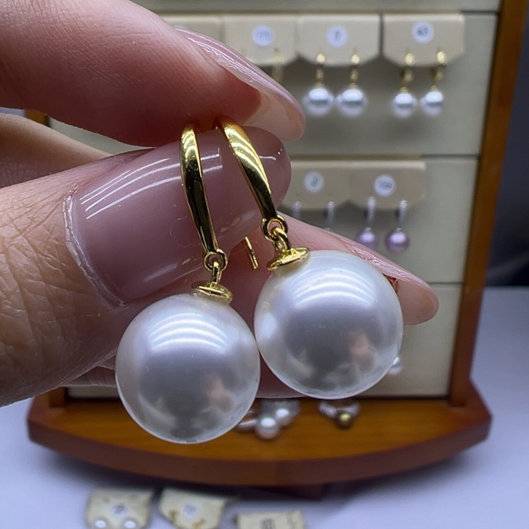 未镶嵌耳饰淡水珍珠