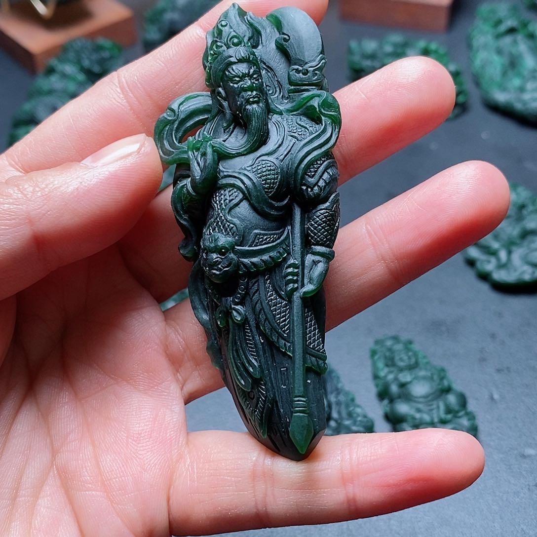 定制翡翠未镶嵌台****饭翡翠吊坠x