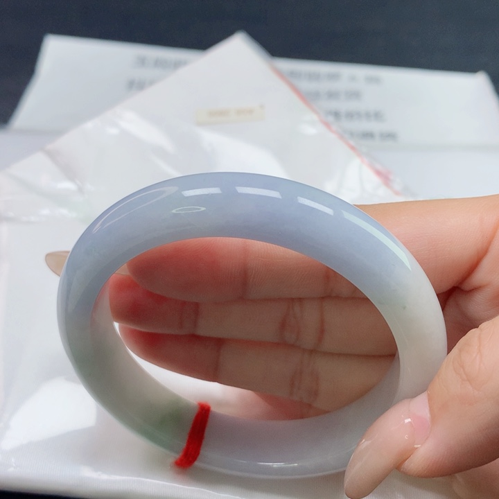 翡翠未镶嵌手镯5758