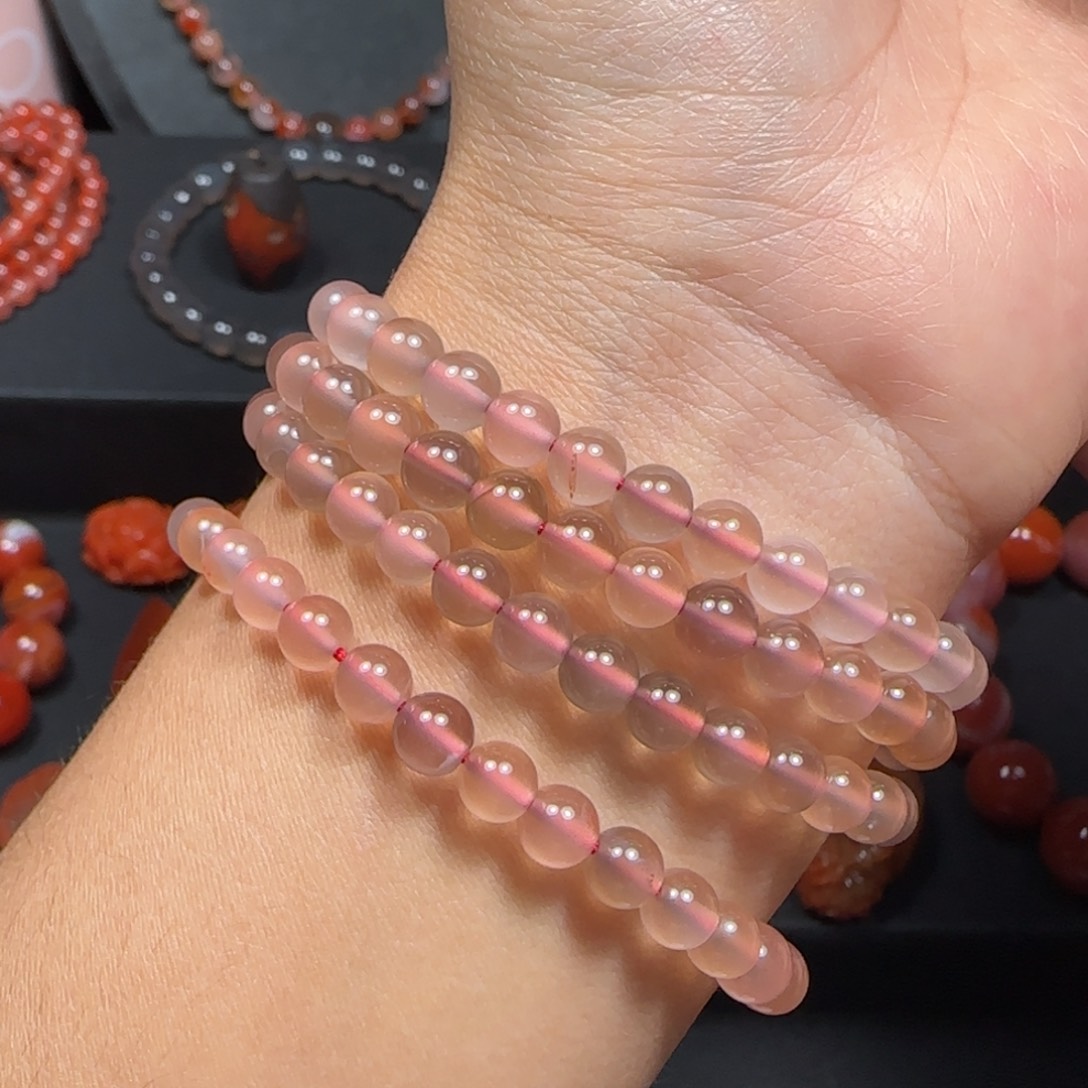 手串未镶嵌南红玛瑙