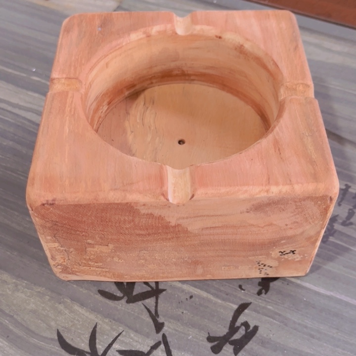 木老船木烟灰缸-德艺阁