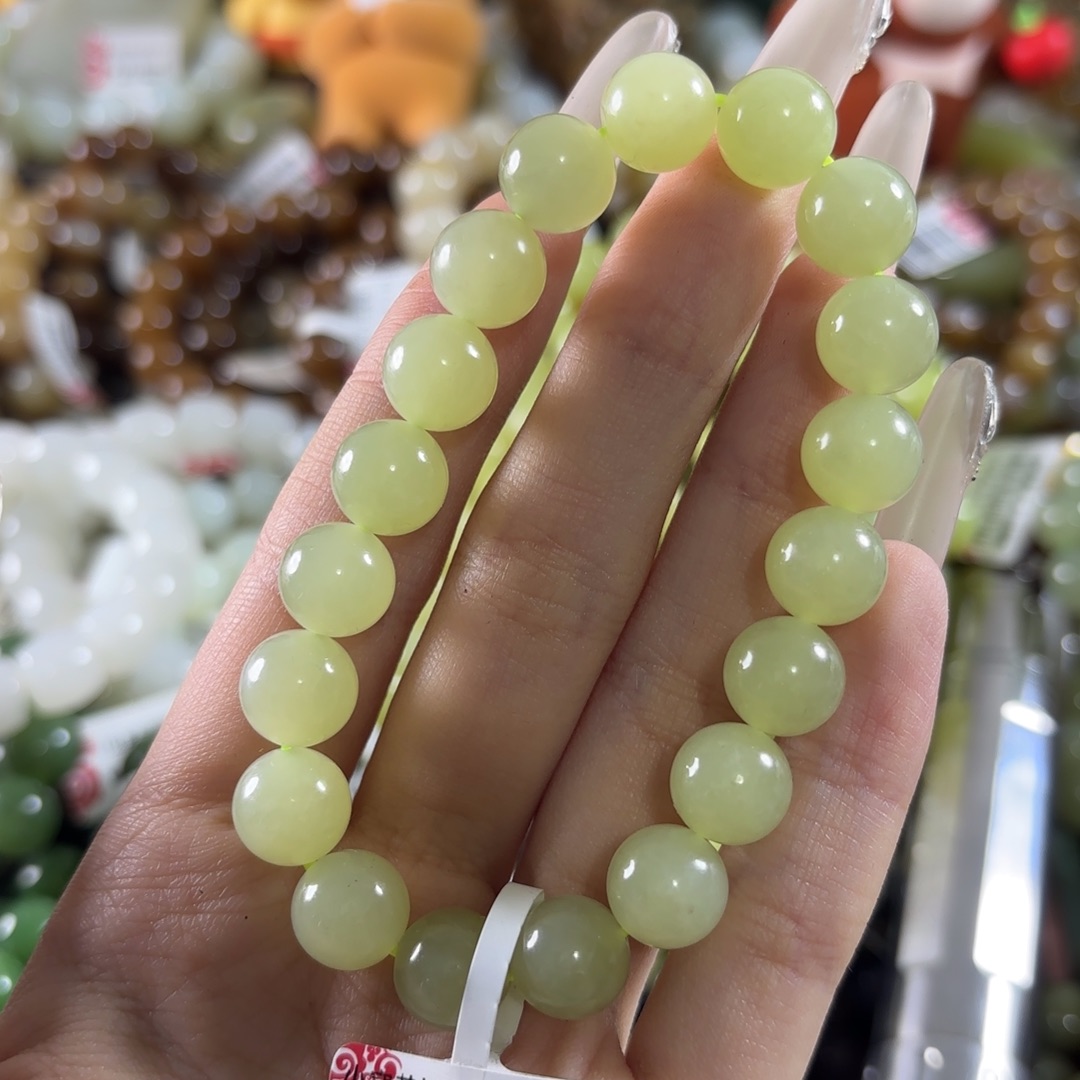 和田玉未镶嵌手链382