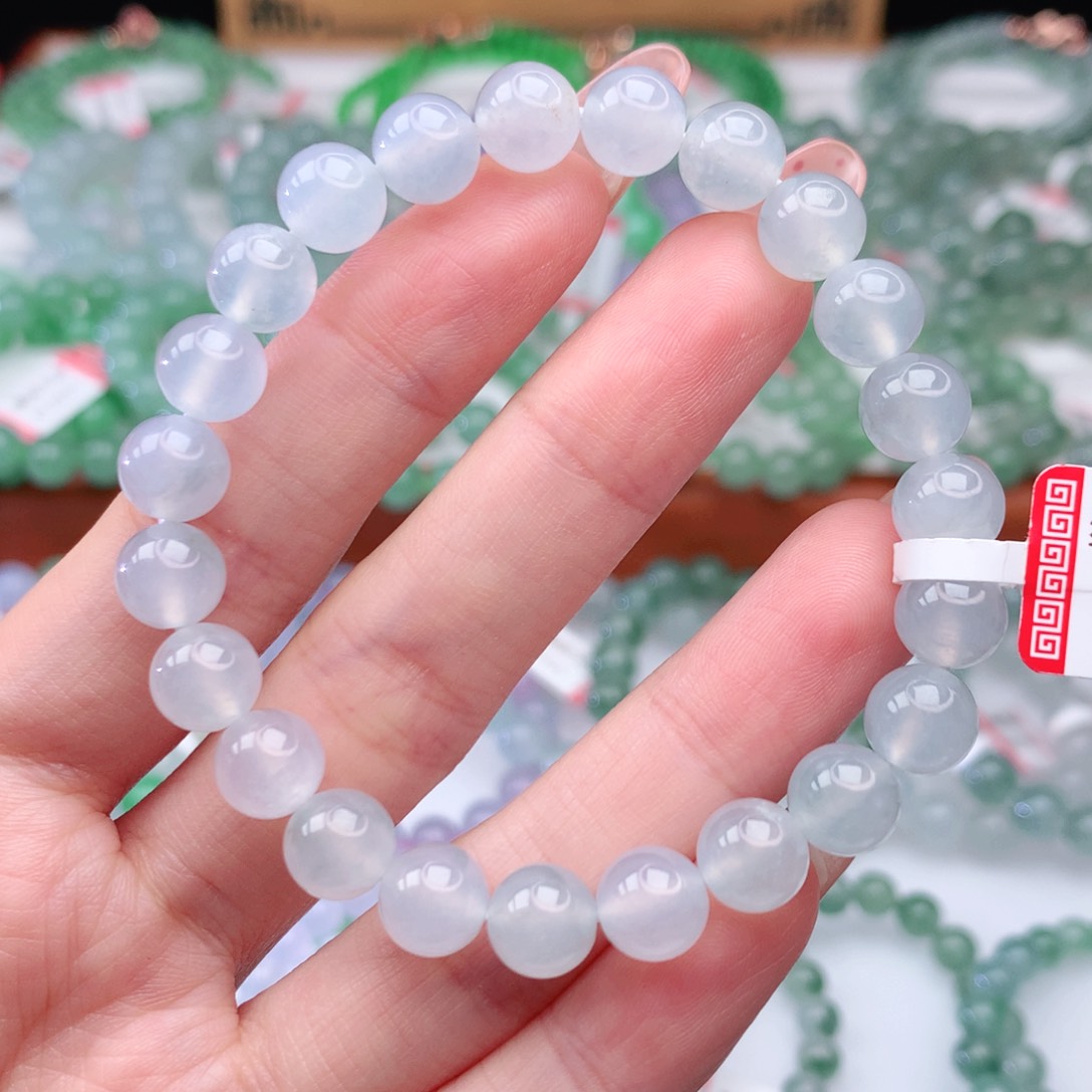 翡翠手链未镶嵌翡翠8mm
