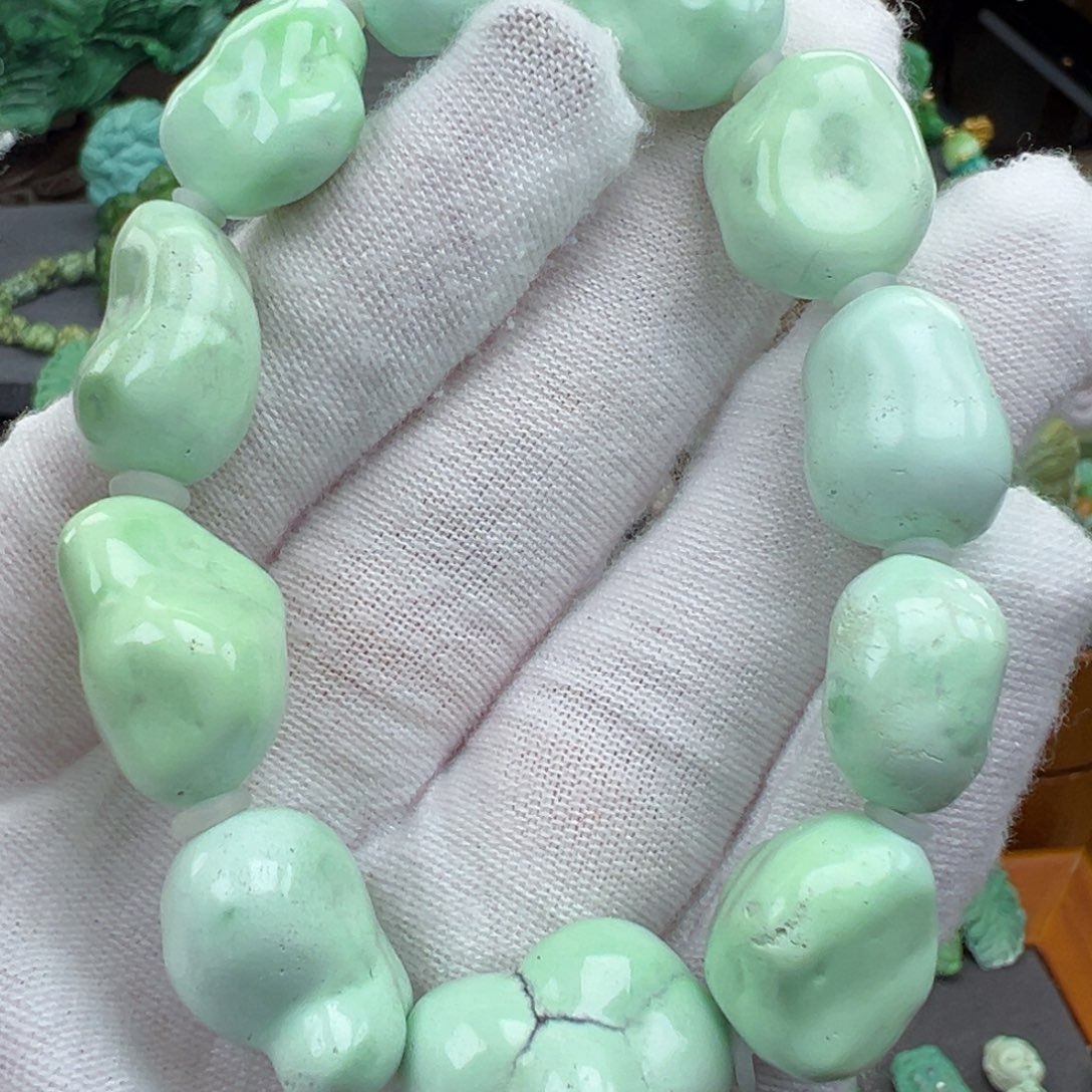 绿松石未镶嵌菜籽黄Z