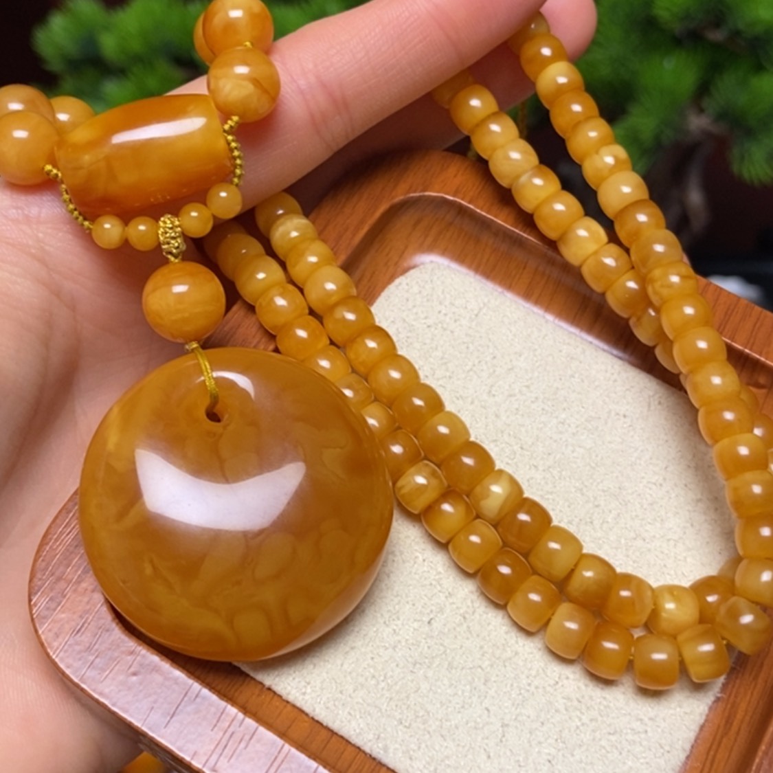 【闪购商品】未镶嵌颈饰蜜蜡项链