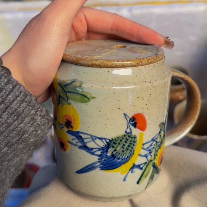 瓷片景德镇陶瓷手工手绘