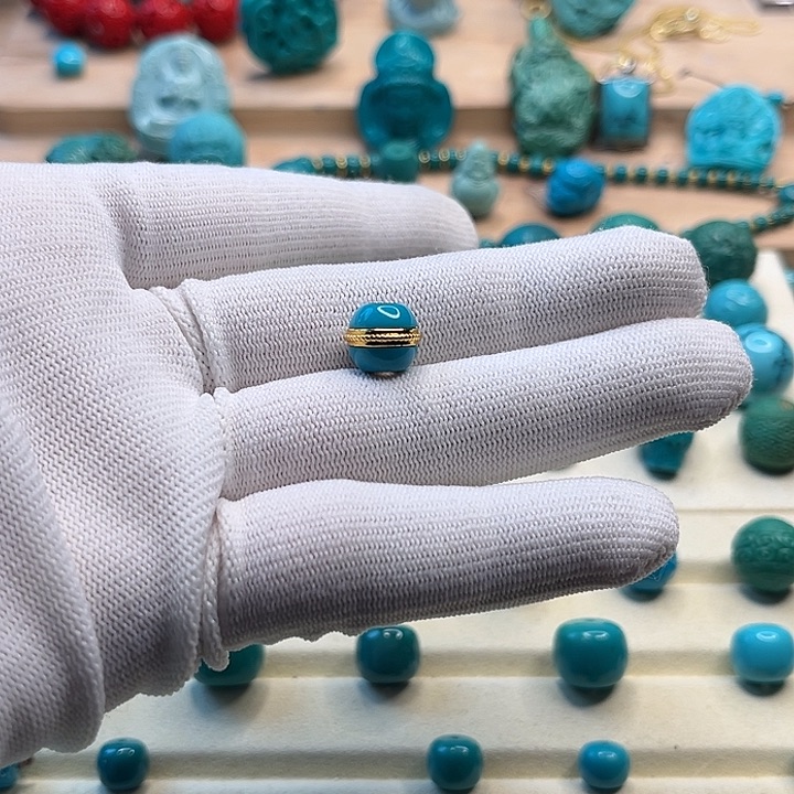 绿松石绿松石未镶嵌孔*贵