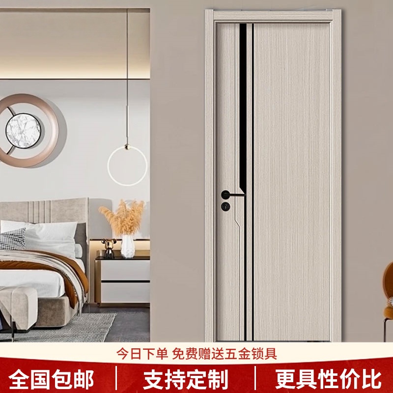 零度科技木系列木门卧室门室内门房间门中高端定制承接工单智能门