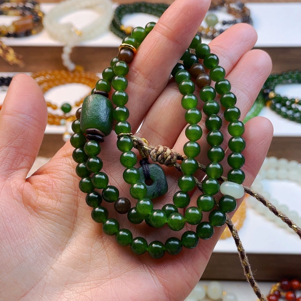 【闪购商品】和田玉手串未镶嵌