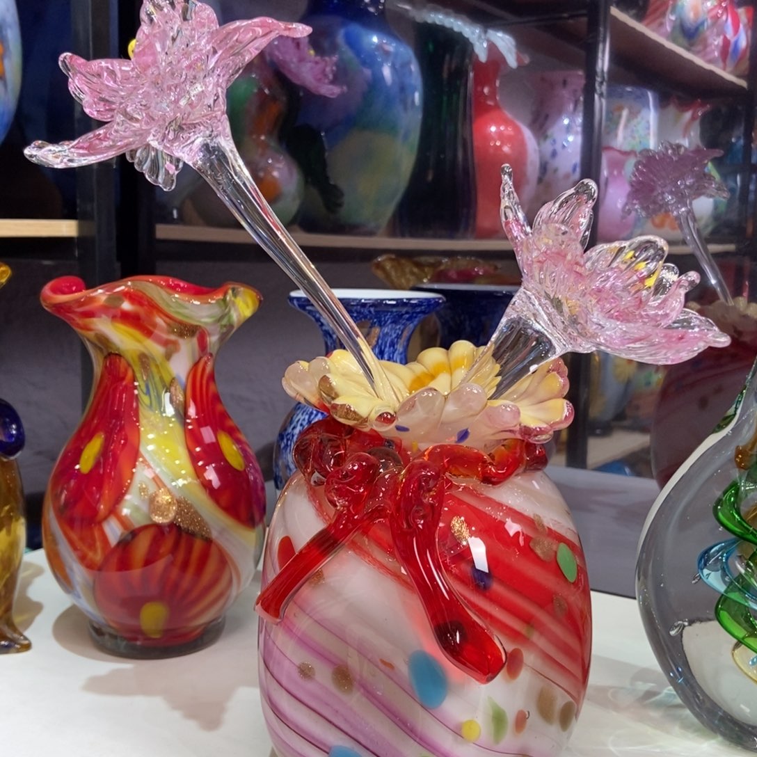 琉璃手工艺品一套