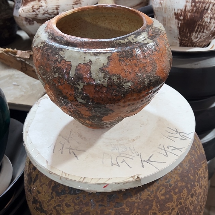 景德镇精品花盆栽口13高18