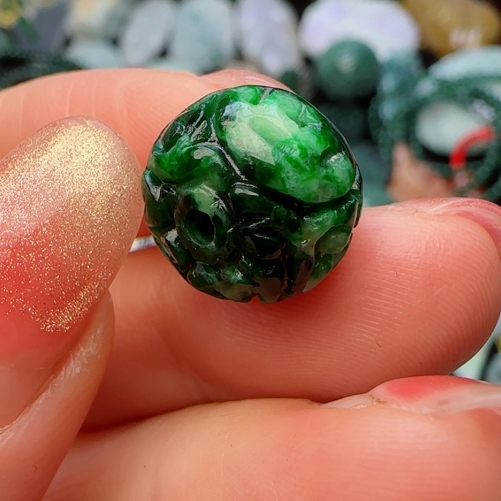 翡翠颈饰未镶嵌天然A货42