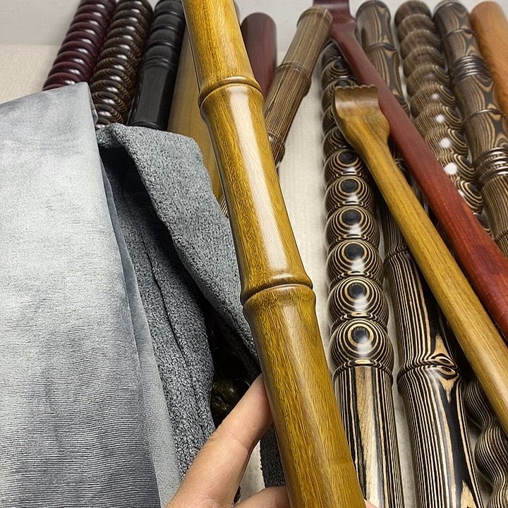 丁***斌绿檀竹节棍长70    565895896