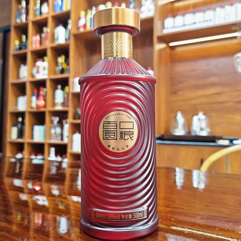 百圆口粮百圆口粮 酱香型白酒53度500ml*6 整箱53度500mL