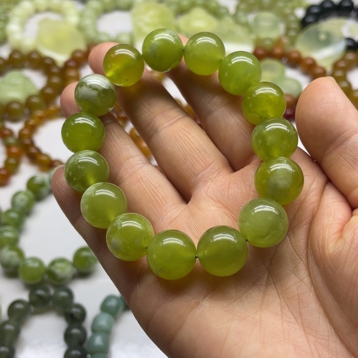 蛇纹石玉手串未镶嵌1****叔