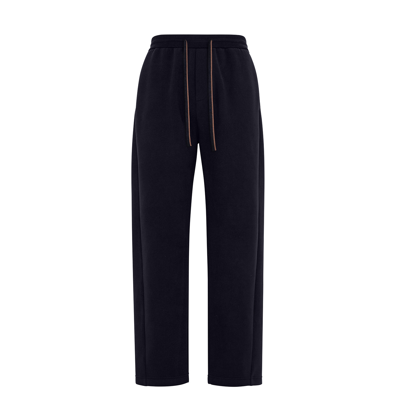 桑蚕丝羊毛混纺裤子男2025冬季加厚休闲直筒裤百搭潮流阔腿长裤男