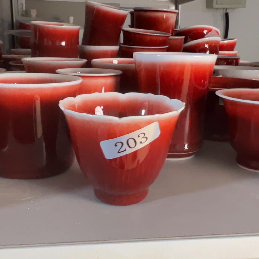 陶景德镇陶瓷郎红微瑕