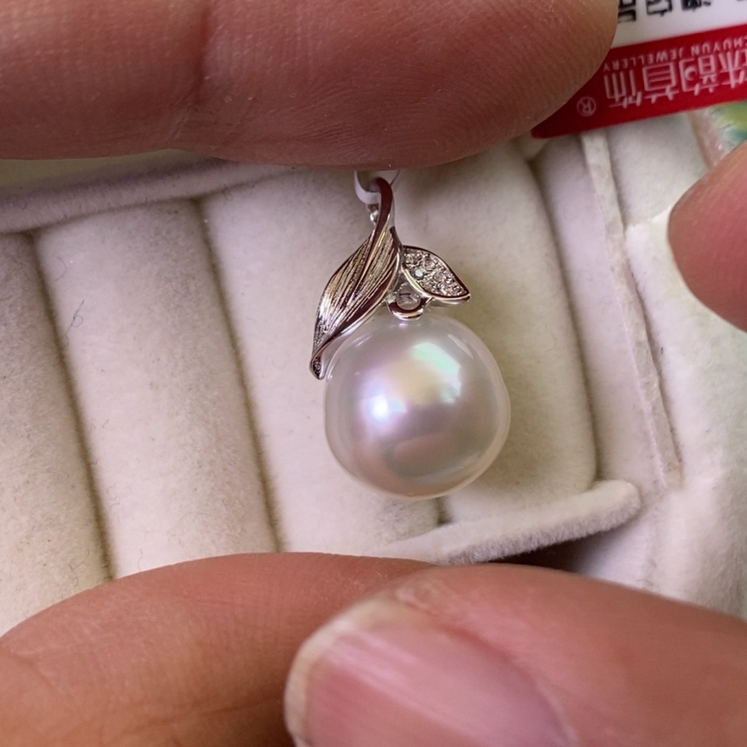 海水珍珠颈饰银S925镶嵌