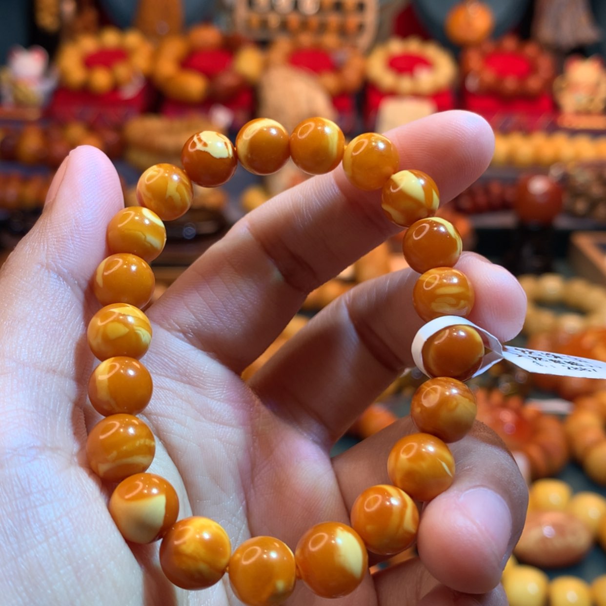 【闪购商品】蜜蜡手串未镶嵌蜜蜡手串