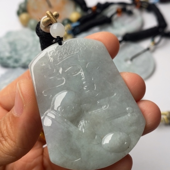 翡翠未镶嵌挂件翡翠