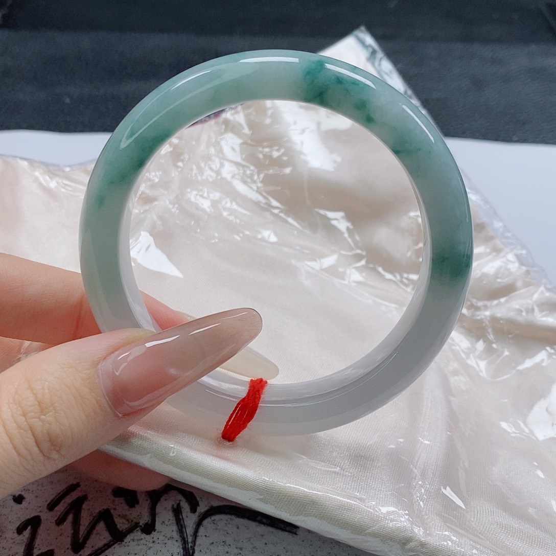 【闪购商品】未镶嵌手镯翡翠柠*?416号