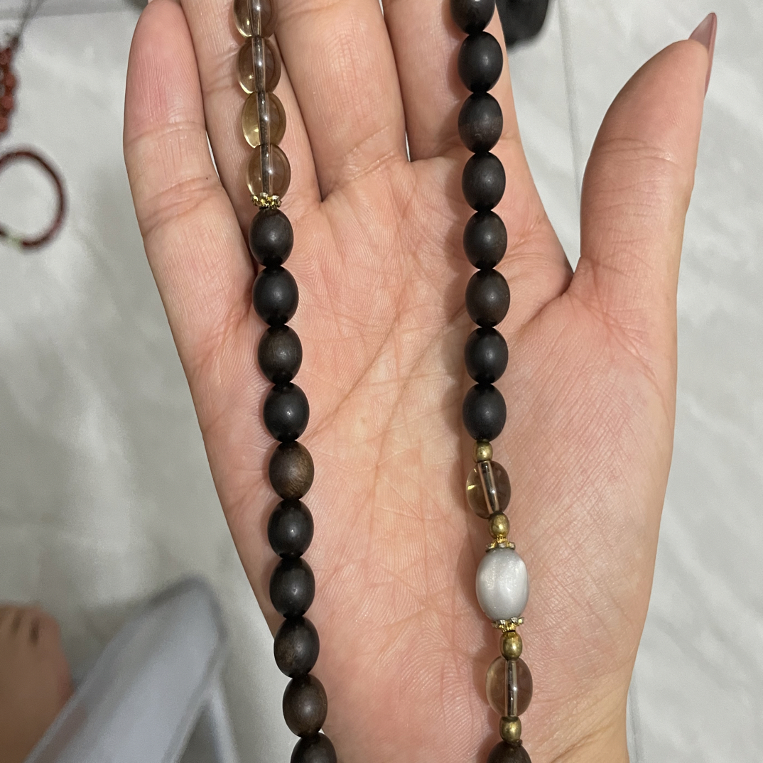 非金属木质手链 阴沉木。手链。     