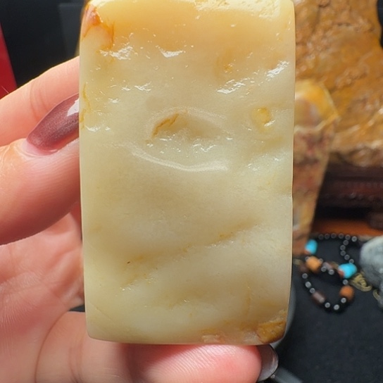 昌化石昌化白田无事牌