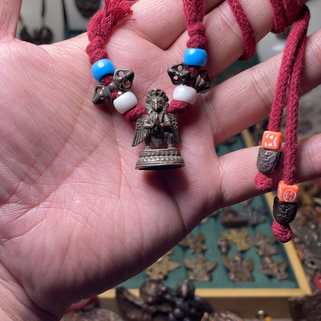 藏传佛手大鹏鸟脖挂