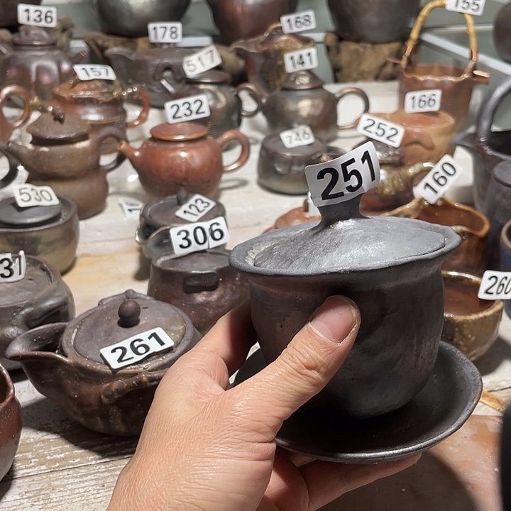 纯手工柴烧茶具精品