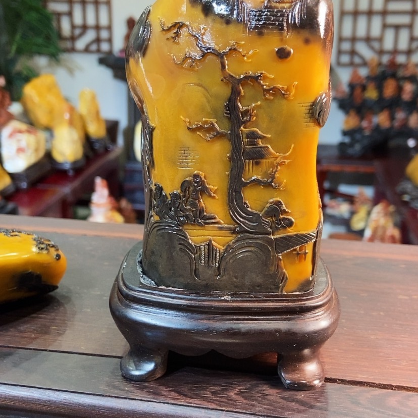 【闪购商品】昌化石毛*3雕刻的艺术