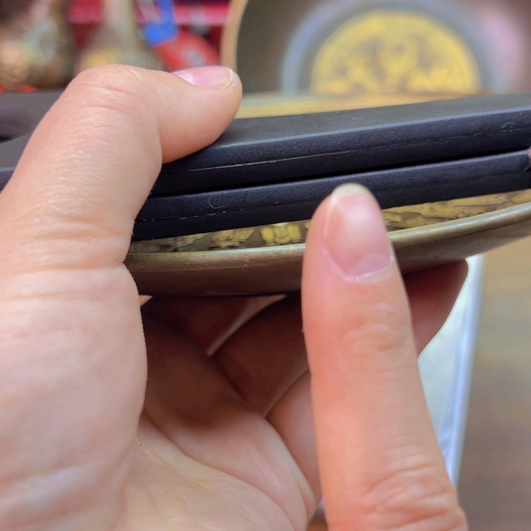 紫金风磨铜高货百福盘