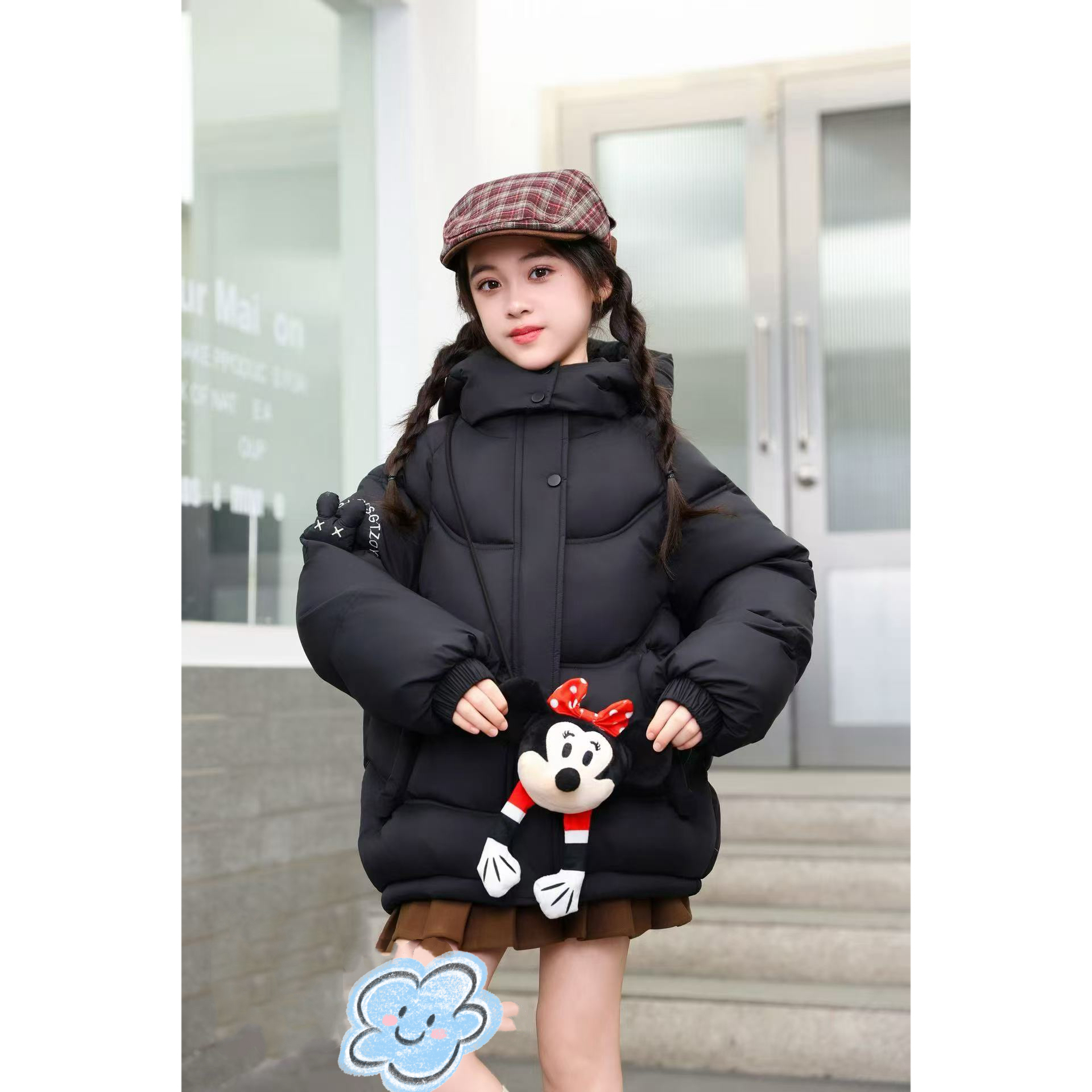 25825 米奇挂件棉服