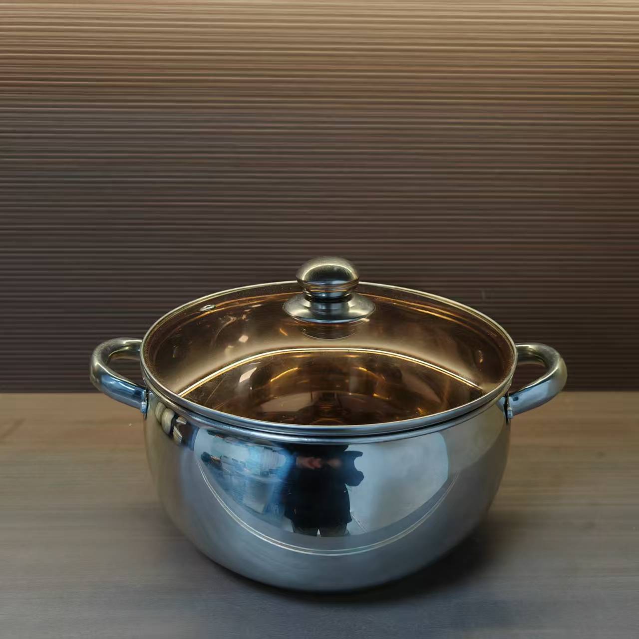 24cm不锈钢汤锅煲汤锅蒸锅上蒸下煮炉灶钾肥通用厨房肥料多用