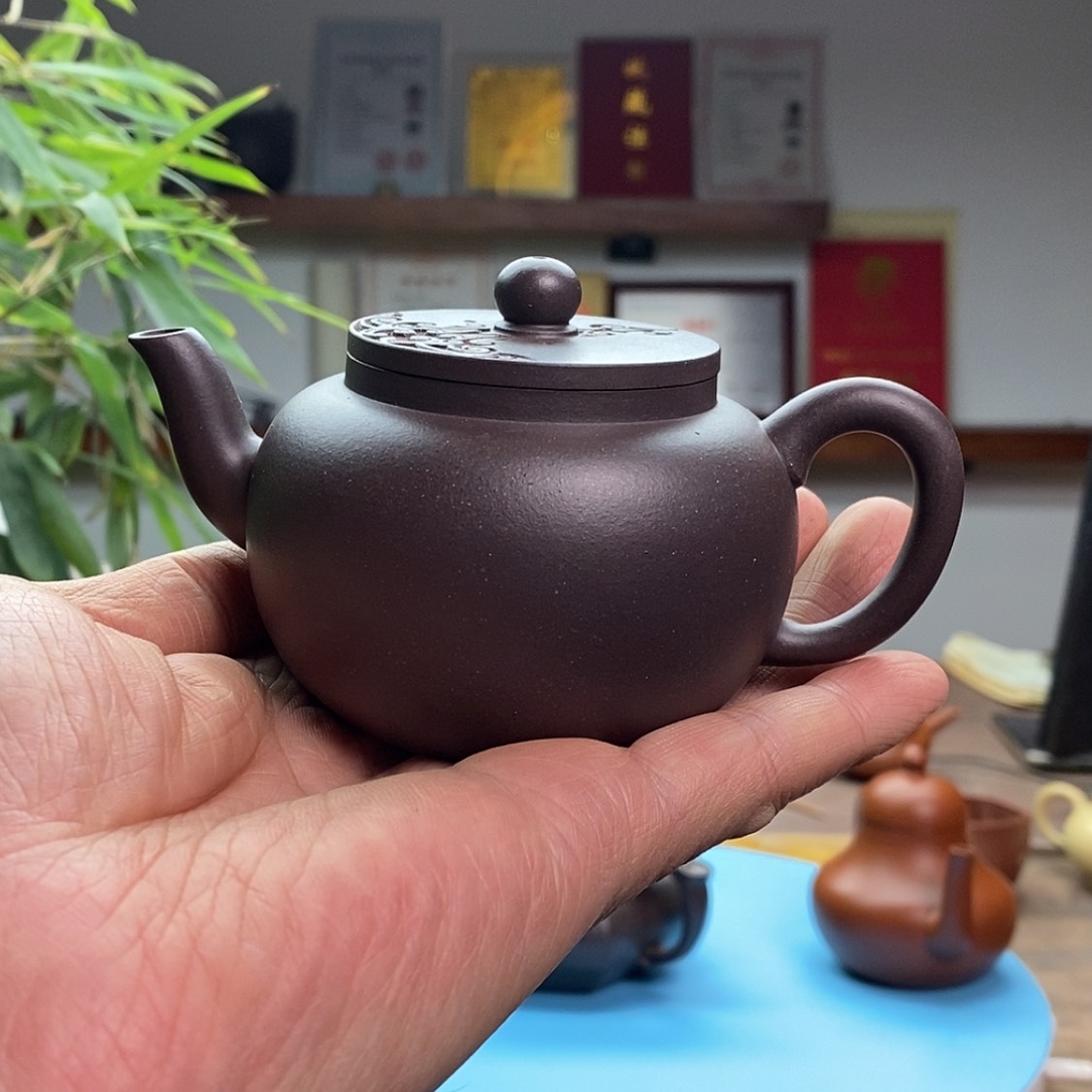 【闪购商品】茶壶紫泥平盖莲子:170CC裴佳文国工