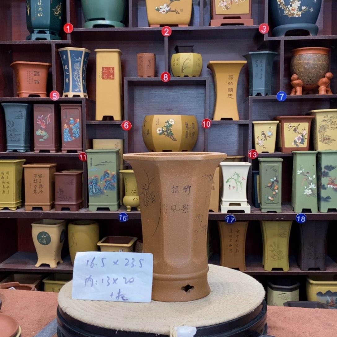 紫砂花盆紫砂花盆