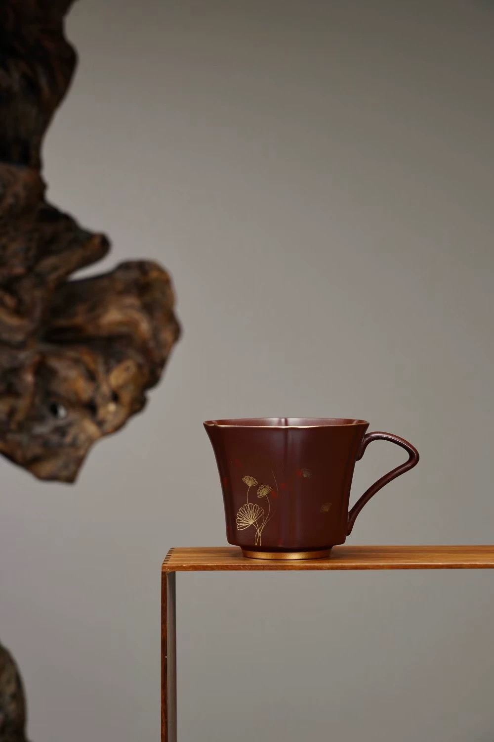 【花间·茶器】宜兴原矿紫砂手工主人杯/咖啡杯160cc高档主人杯茶杯