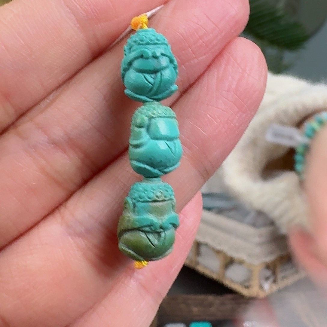 绿松石珠宝奇石未镶嵌