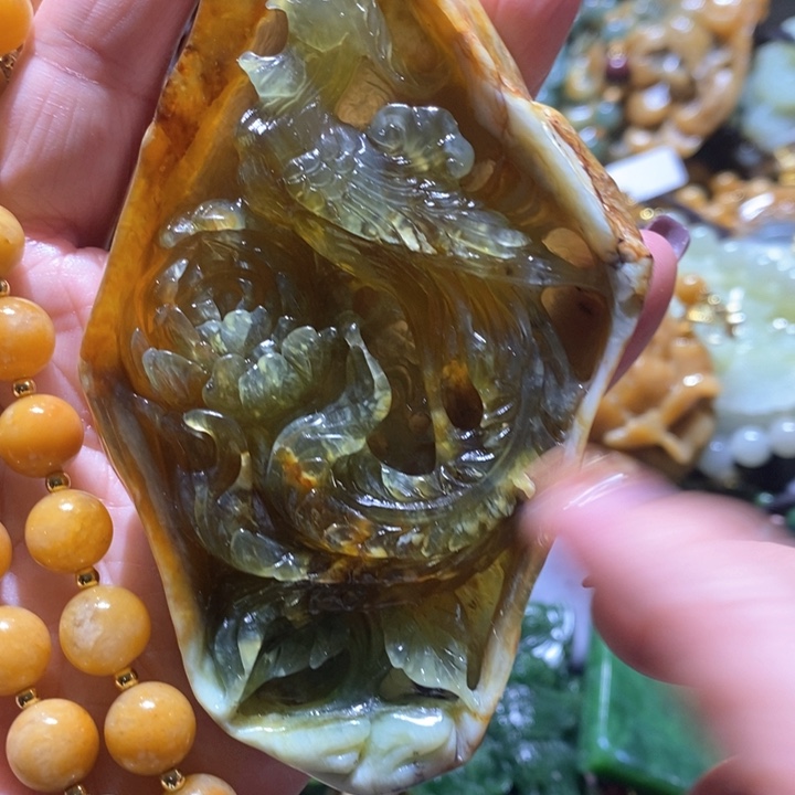 岫玉毛衣链未镶嵌