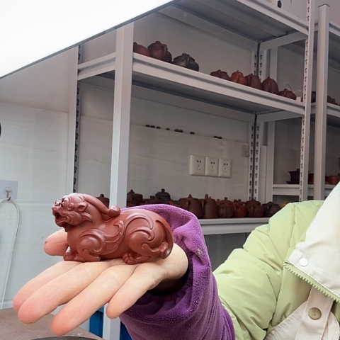 朱泥貔貅茶宠茶宠