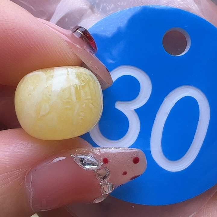 未镶嵌蜜蜡裸石12.6mm老型